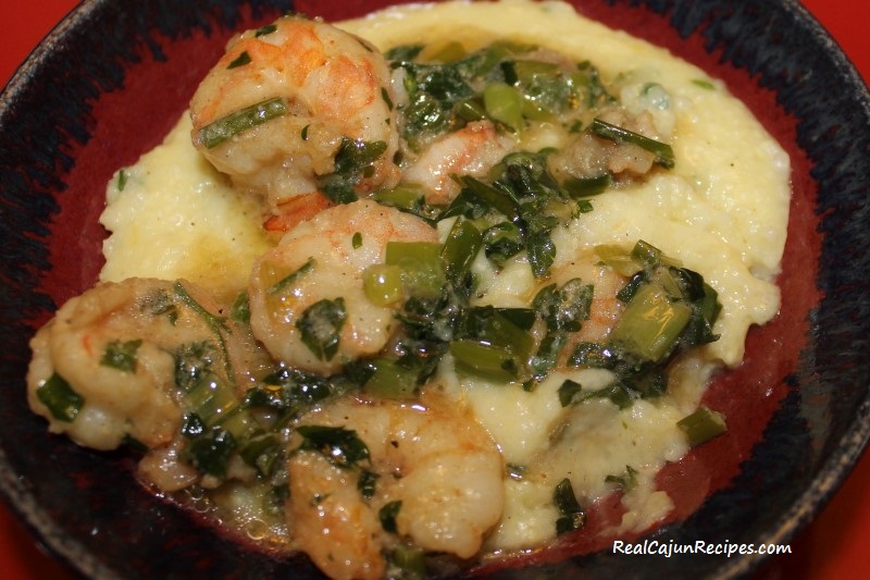 Shrimp Grits RealCajunRecipes La M De Maw Maw