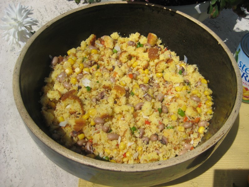 Cornbread Salad RealCajunRecipes La M De Maw Maw