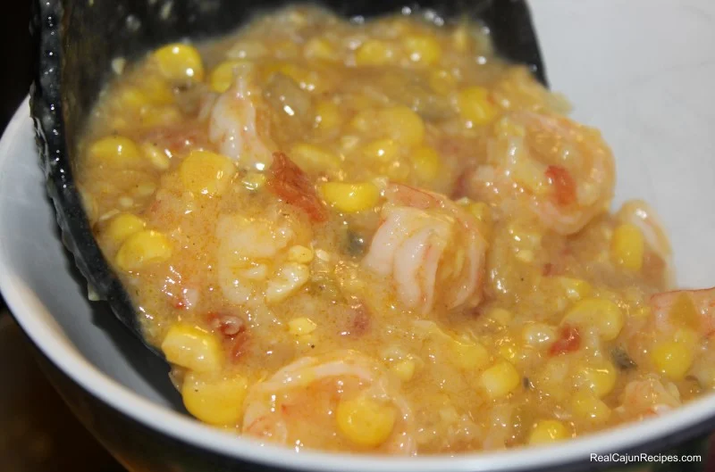 Dale's Shrimp Corn Macque Choux
