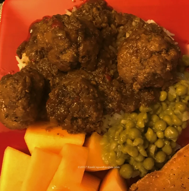 MeatBalls With Rice & Gravy (Classic)