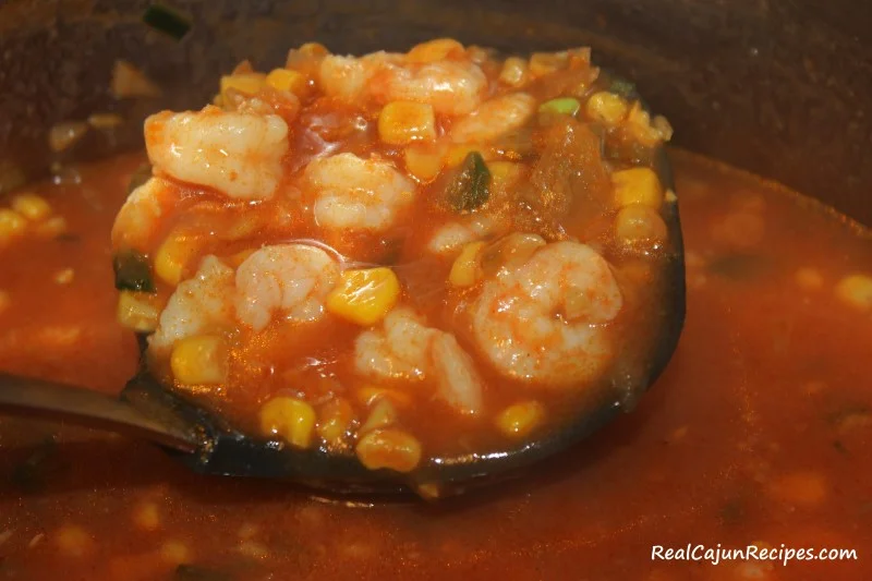 Dot's Cajun Shrimp & Corn Soup