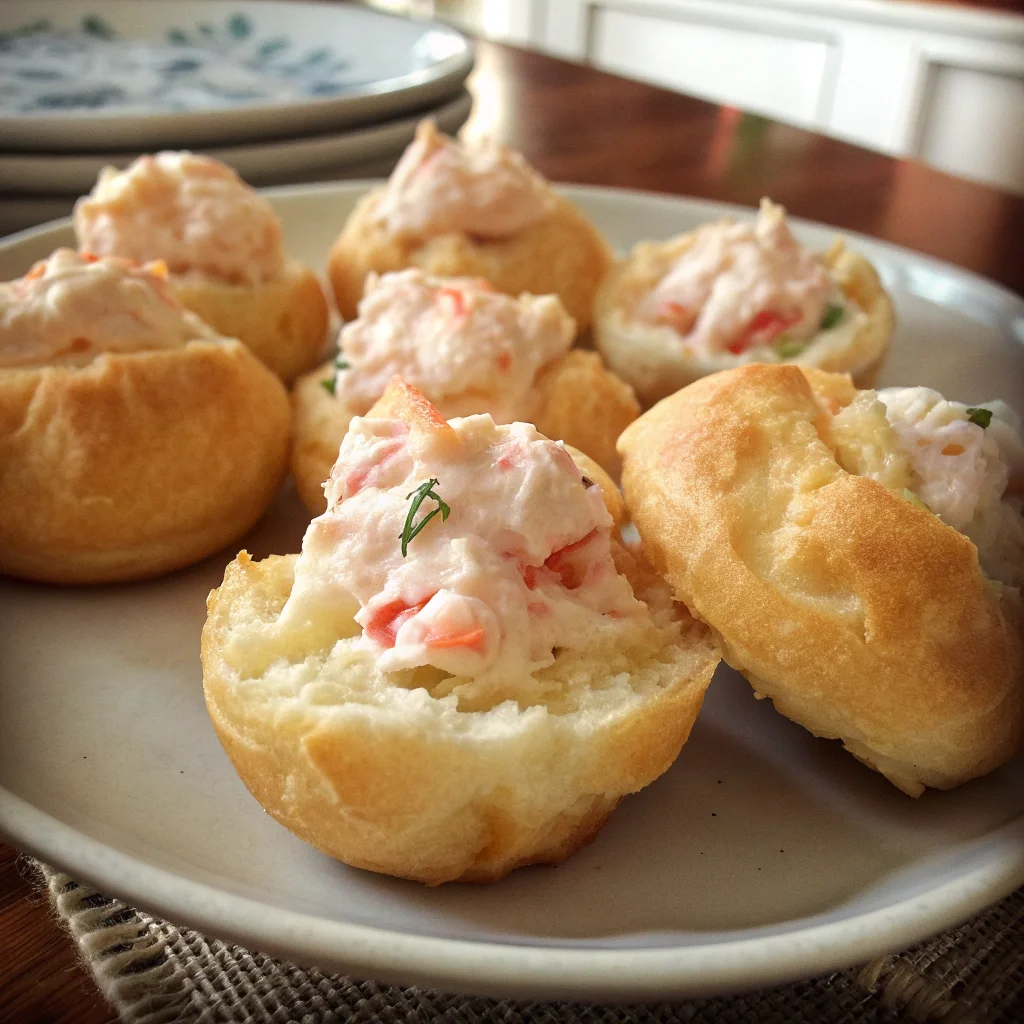 Beer Puffs for Dip Filling