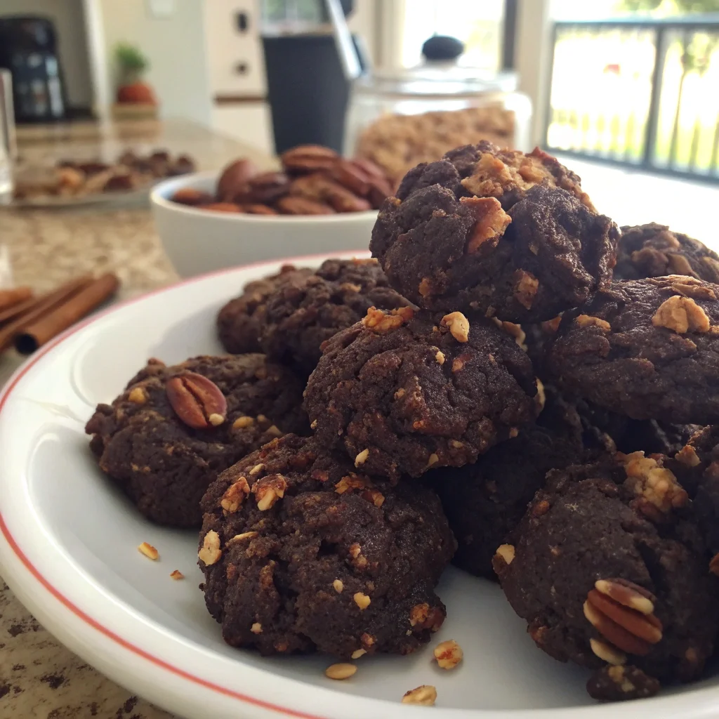Peanut Butter, Oatmeal, Pecan,Cocoa Boiled Cookies