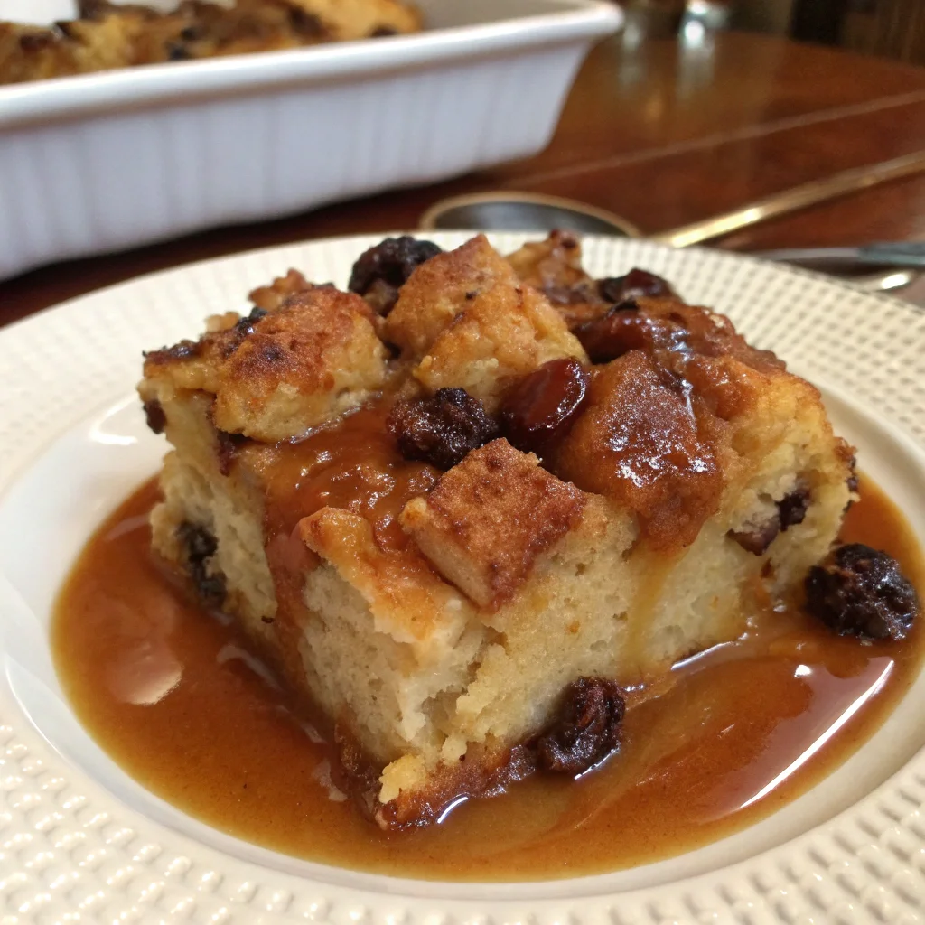 Bread Pudding with Bourbon Sauce