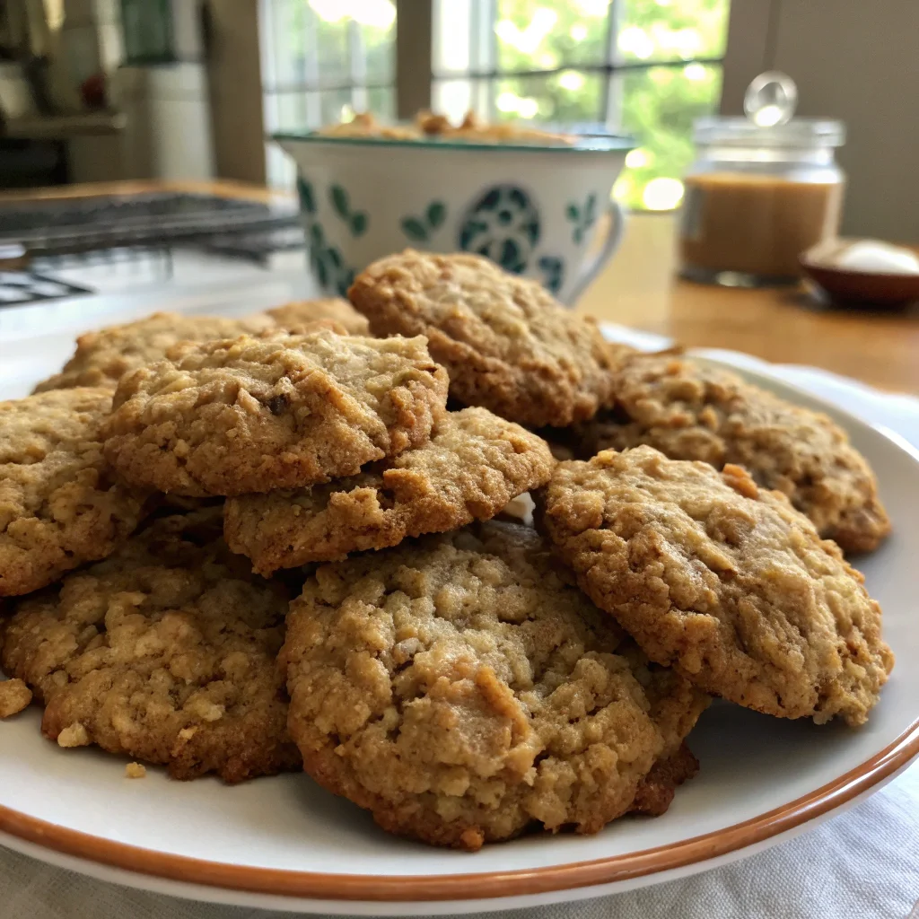 Crisp Oatmeal Cookies