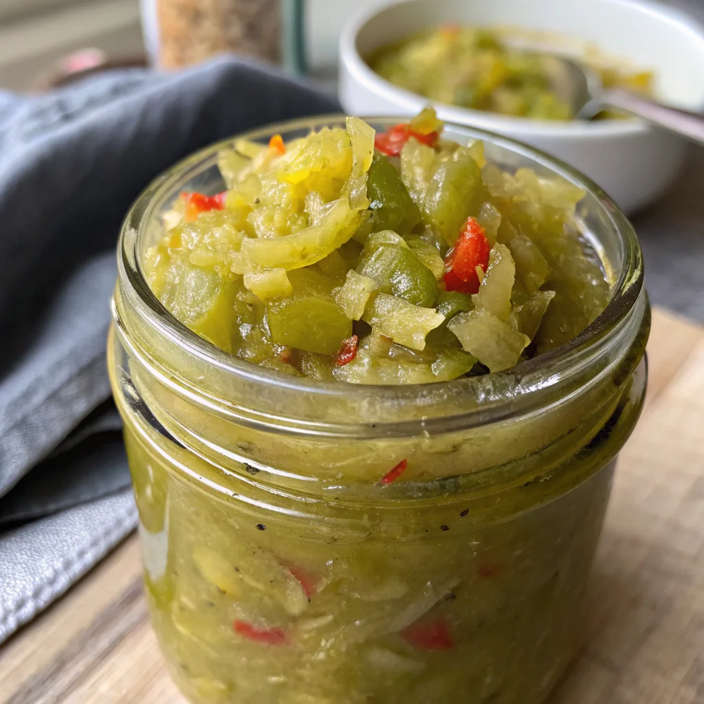 Green Tomato Cabbage Chow Chow Relish