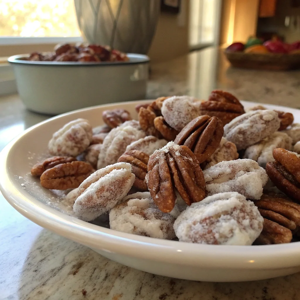 Sour Cream Coated Pecans