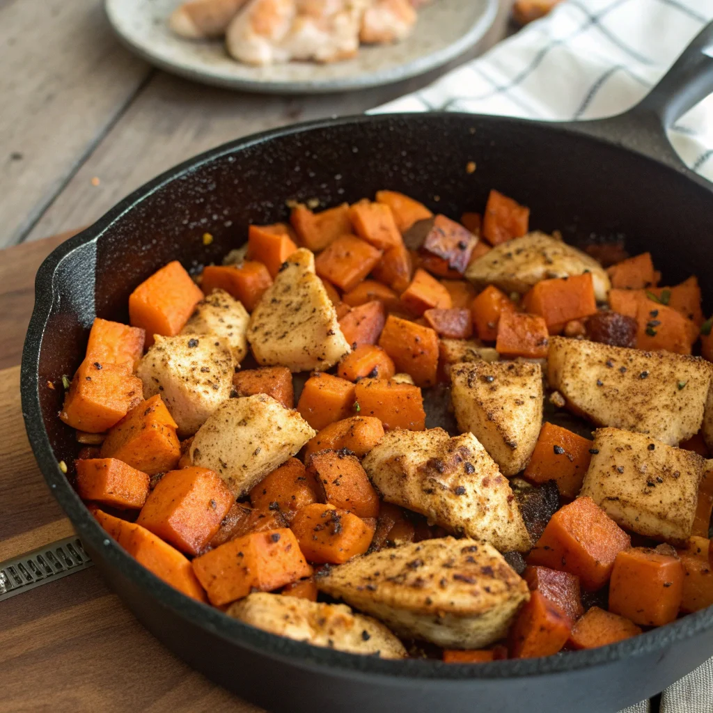 Spicy Chicken & Sweet Potatoes