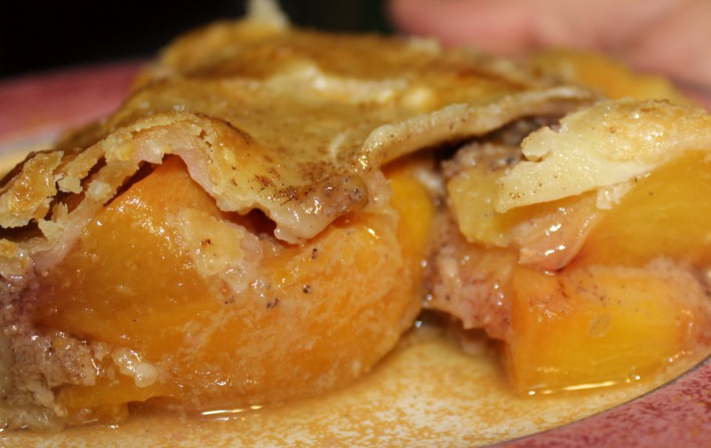 Peach Praline Pie | RealCajunRecipes.com: la m de maw maw